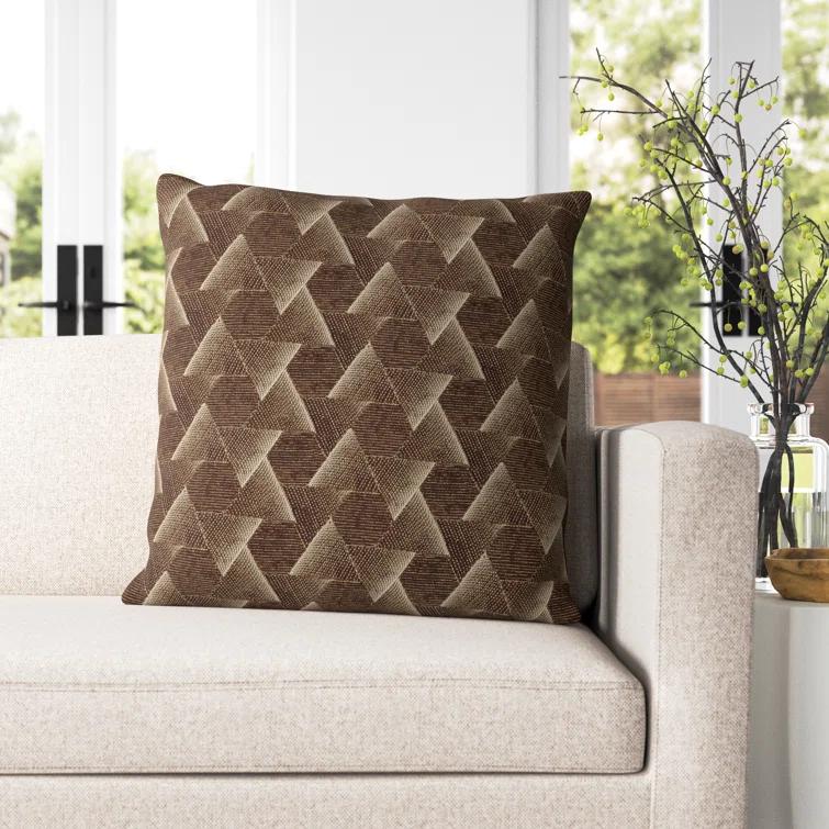 Gretchen Geometric Cotton Throw Pillow