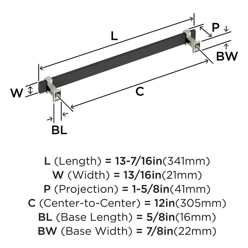 Amerock Overton 12 inch (305mm) Center-to-Center