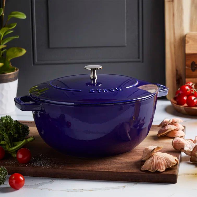 Staub ® Dark Blue Cast Iron 5-Qt. Essential French Oven