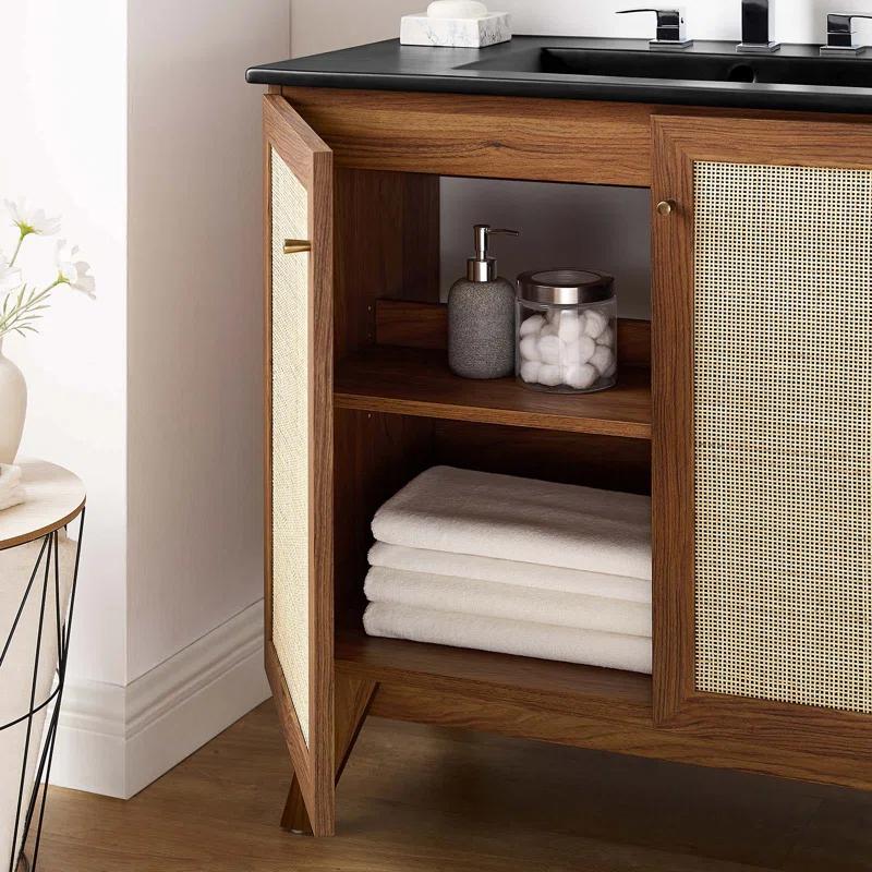 Modway Modway Soma 36'' Free Standing Single Bathroom Vanity with Manufactured Wood Top