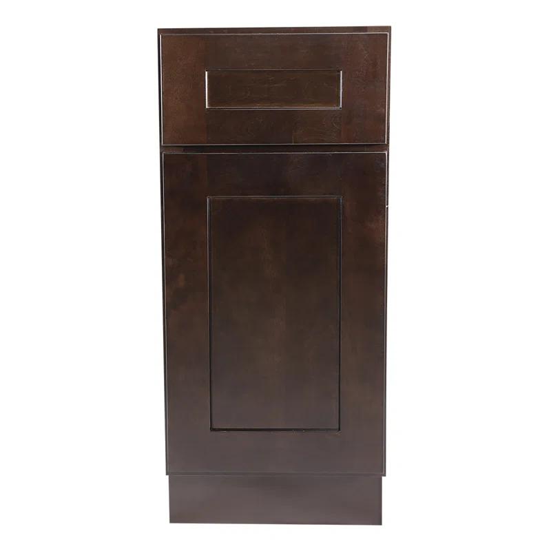 Design House Brookings Unassembled (Ready-to-Assemble) Shaker Base Kitchen Cabinet B12 34.5" H, Espresso