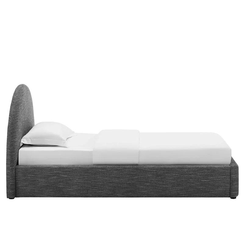 Modway Resort Performance Velvet Arched Round Platform Bed