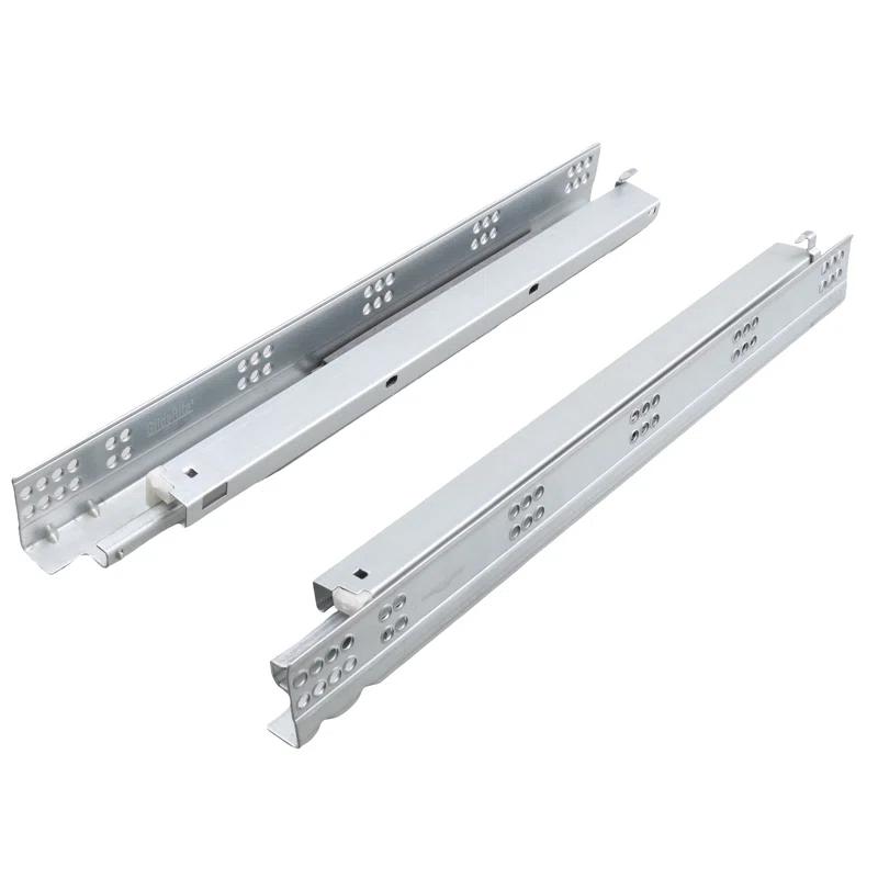 GlideRite Hardware 21" Full Extension Soft Close Undermount Drawer Slide Kit - 3 Pairs (6 Pieces)