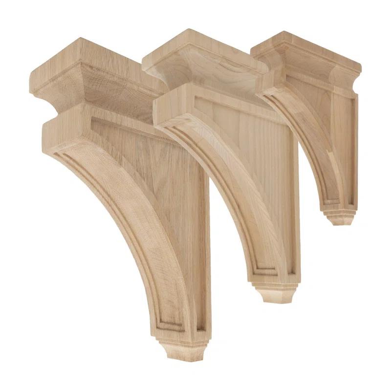 RWC320 3.5'' H x 11'' W x 7.25'' D Wood Bracket / Corbel