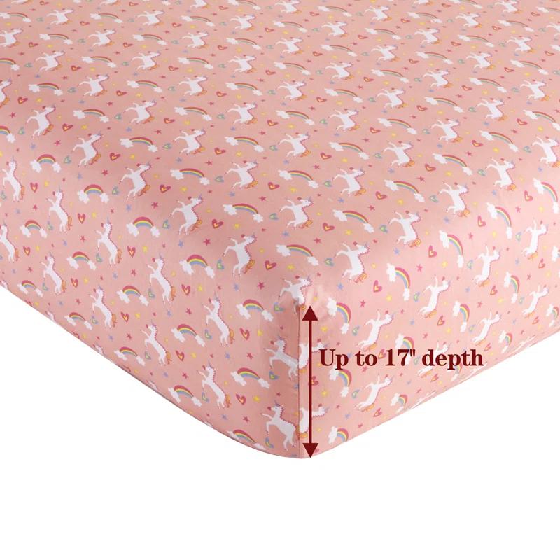 Percale Animal Print Sheet Set