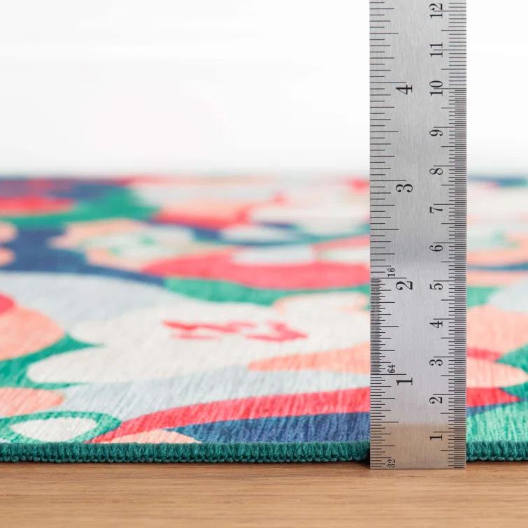 Annie Selke - Dash & Albert Dreamy Daisies Multi Machine Washable Rug, 2x3, Multi