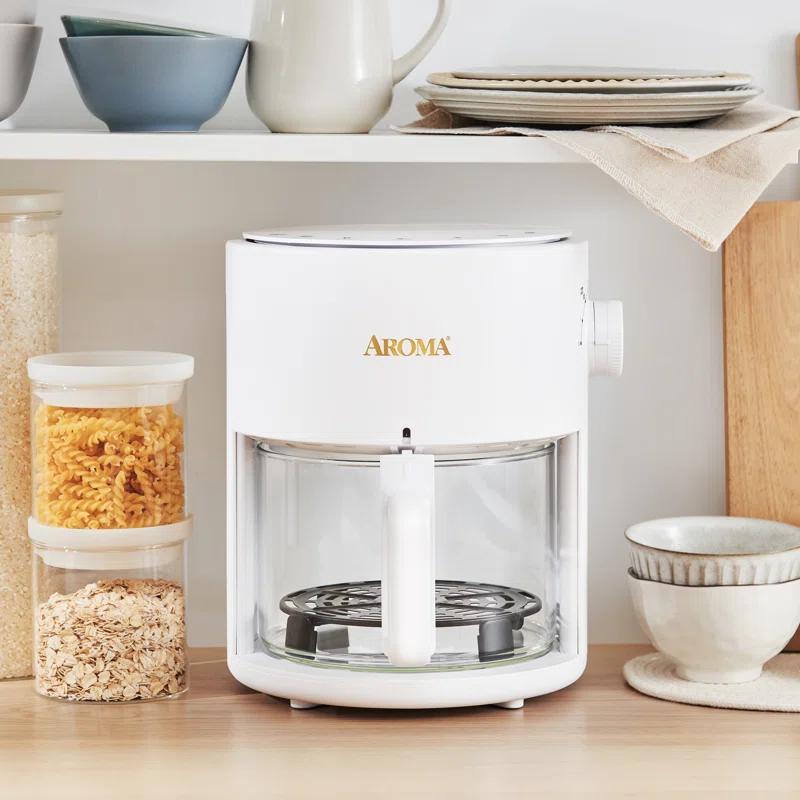 Aroma Aroma® Glass Air Fryer And Countertop Convection Oven (3 Quart)