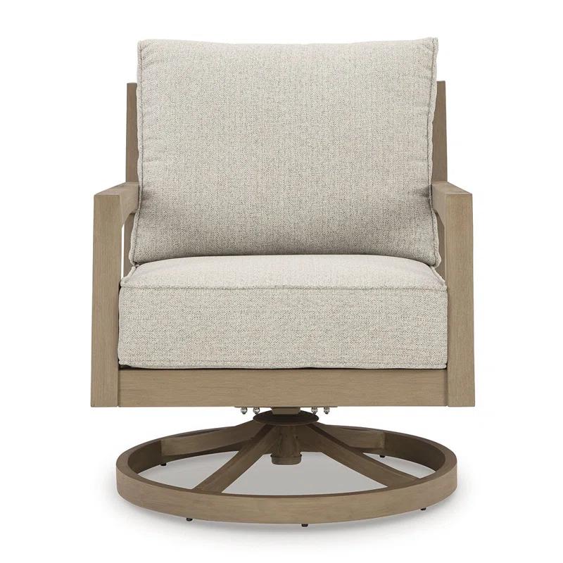 Brewster Outdoor Swivel Lounge With Cushion
