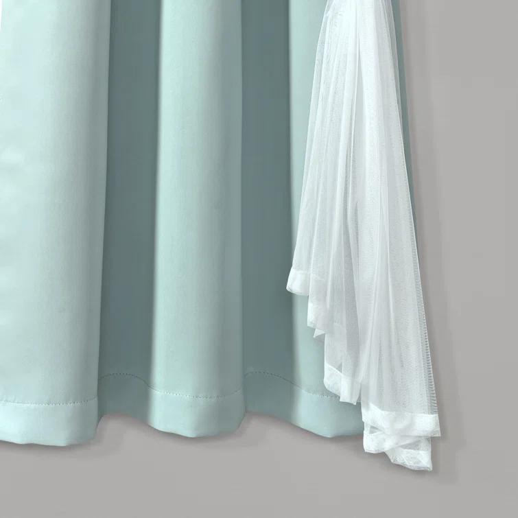 Lush Decor Polyester Blackout Curtain Pair (Set of 2)