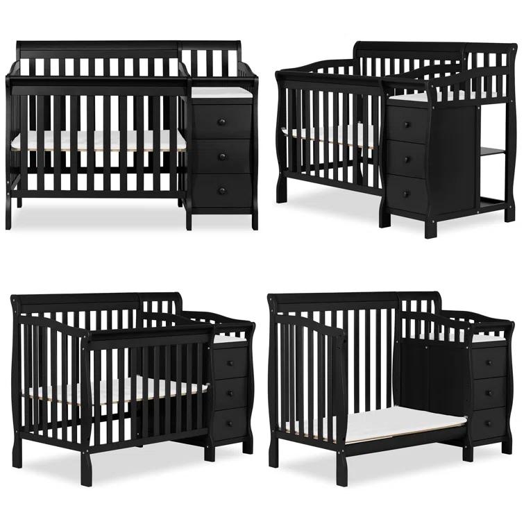 Dream On Me Jayden 4-in-1 Mini Convertible Crib and Changer