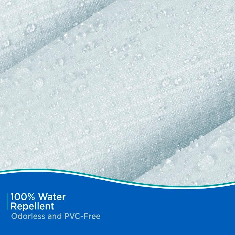 Kenney Kenney Water Repellant Jacquard Fabric Shower Curtain, 70" W x 72" H
