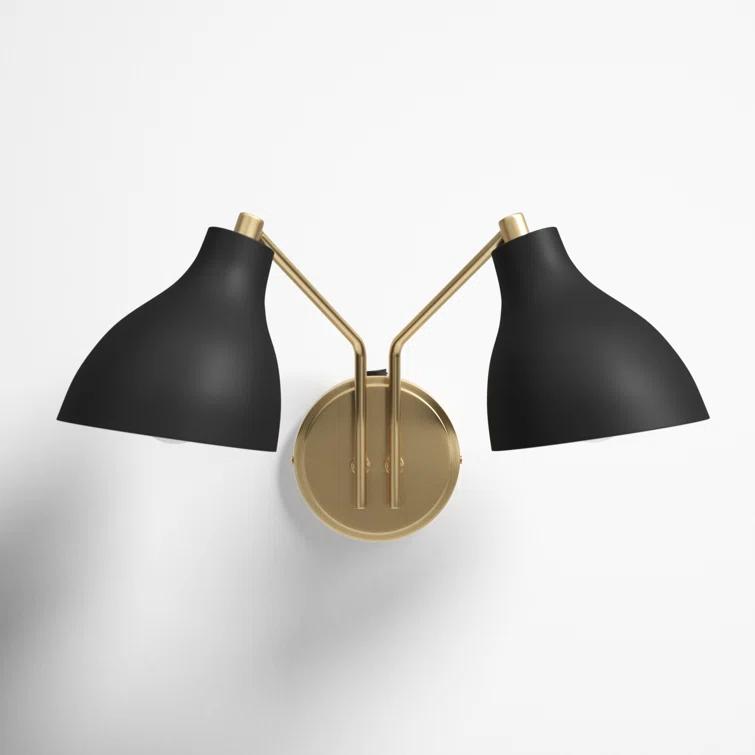 Elyse 2 Light Dimmable Armed Sconce