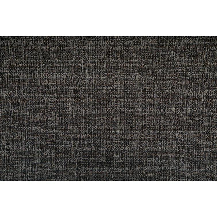 Simpli Home Parris 50"W Upholstered Contemporary Fabric Entryway Bench with Low-Profile Back and Swooped Arms