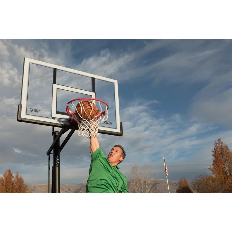 Lifetime Lifetime Height Adjustable Portable Basketball Hoop (54" Polycarbonate Backboard)