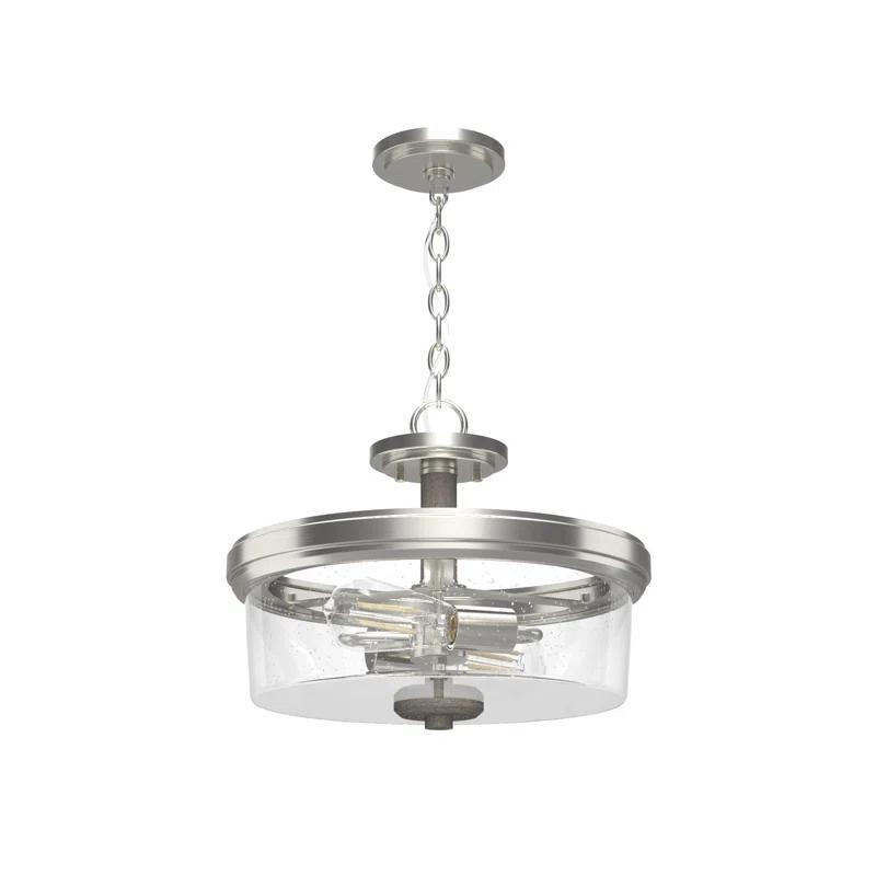 Hunter Fan River Mill 2 Light 15" Semi Flush Mount
