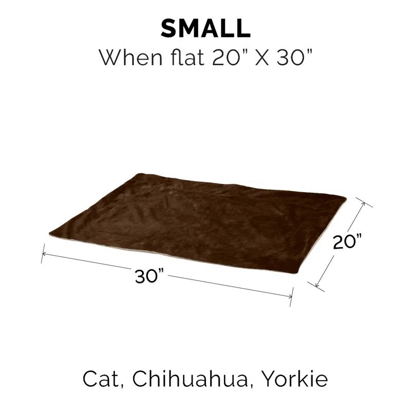 FurHaven Waterproof Faux Velvet Throw Blanket