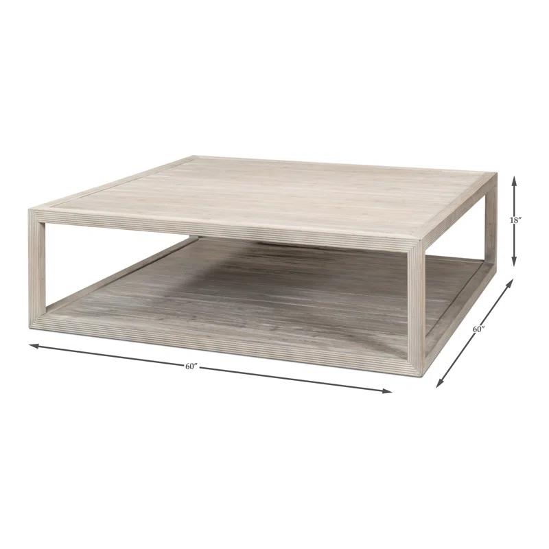 Sarreid Ltd Camden Solid Wood Coffee Table