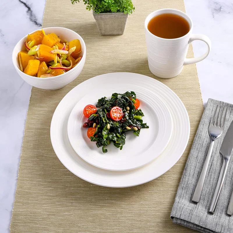 Gibson Amelia Court 16 Piece Dinnerware Set, Service for 4