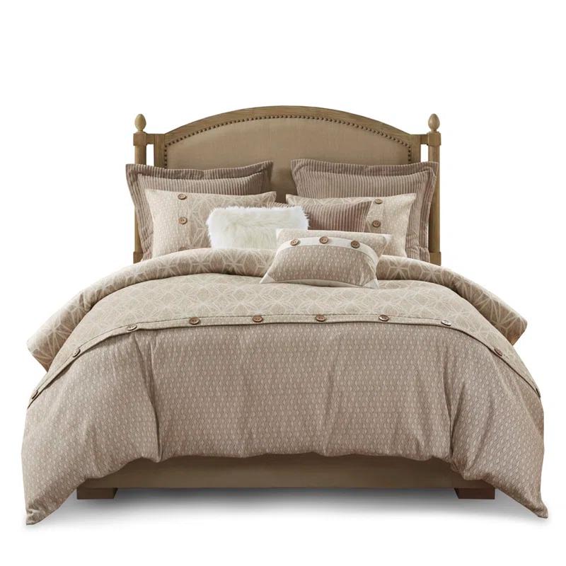 Madison Park Signature Madison Park Signature Grace Geometric Oversized Jacquard Comforter Set