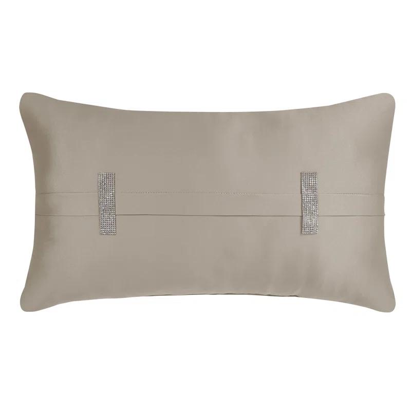Five Queens Court Blanchard Brilliance Quilted Boudoir Decorative Throw Pillow