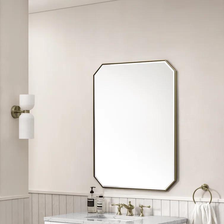 James Martin Vanities Rohe Metal Flat Wall Mirror