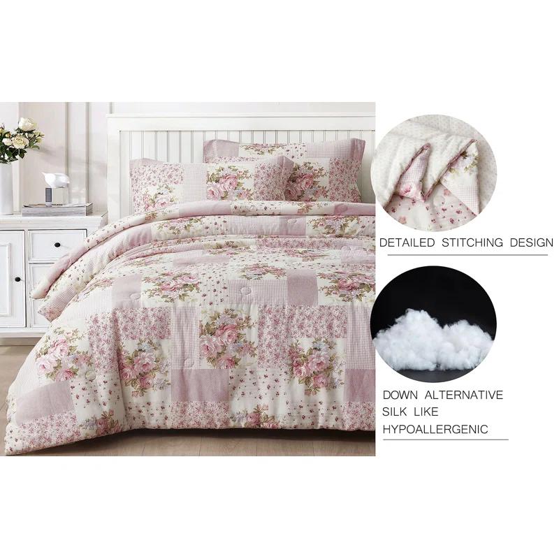 Cotton Ring Stitch Comforter Set