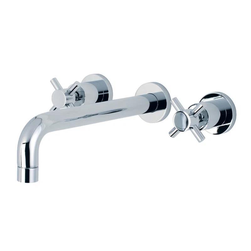 Kingston Brass Concord Two-Handle 3-Hole Wall Mount Roman Tub Faucet