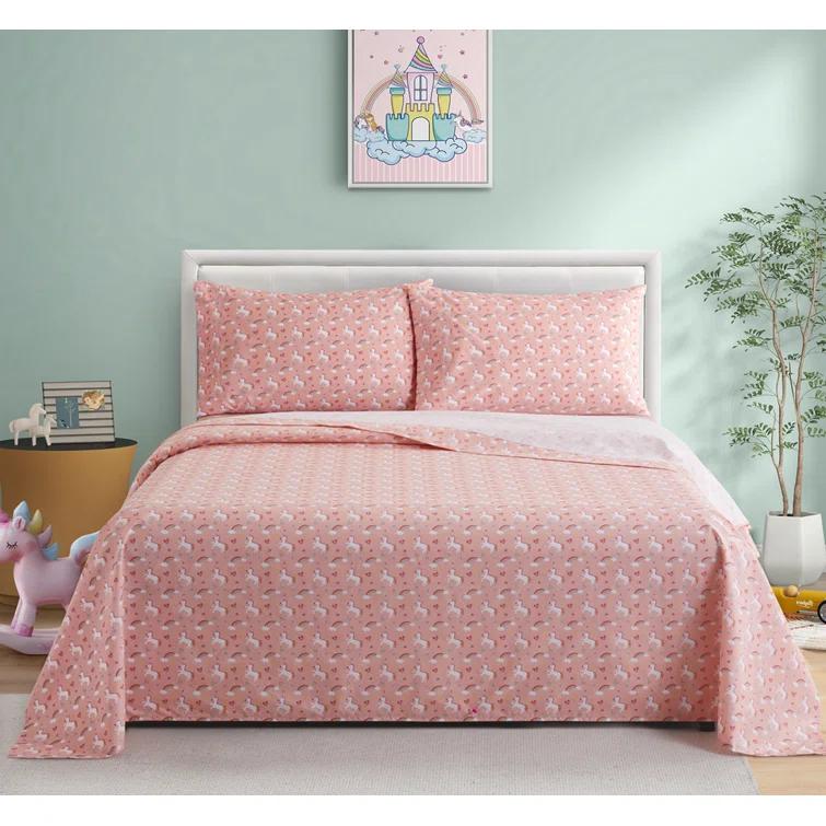 Marina Decoration Percale Machine Printed Animal Print Sheet Set