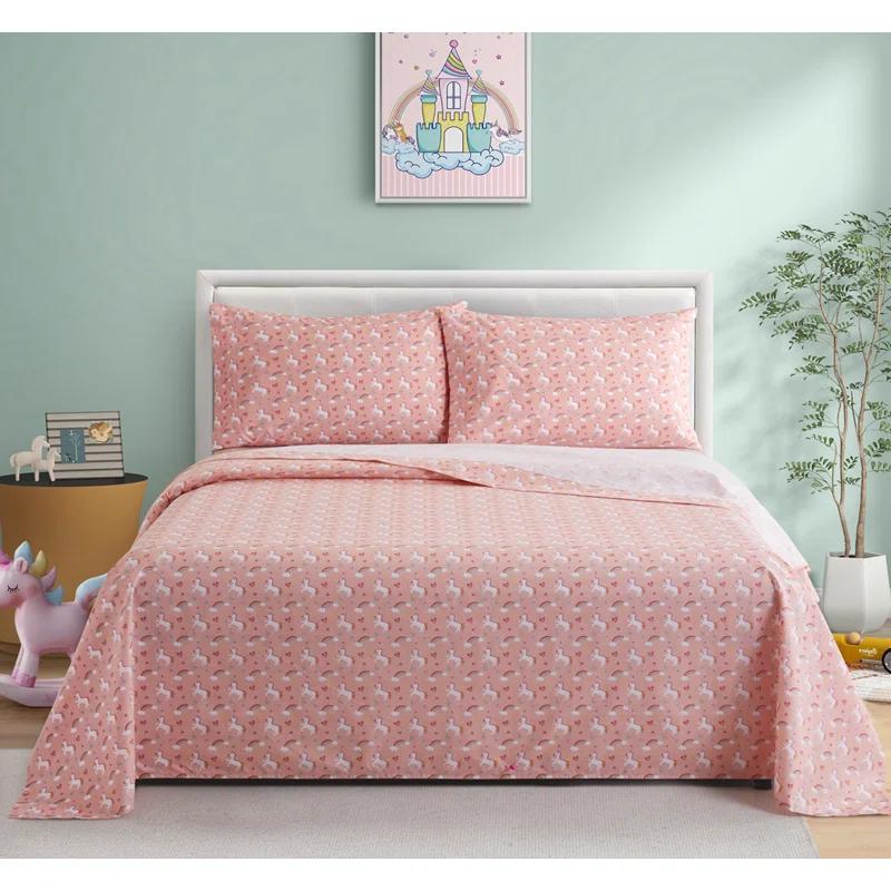 Percale Animal Print Sheet Set