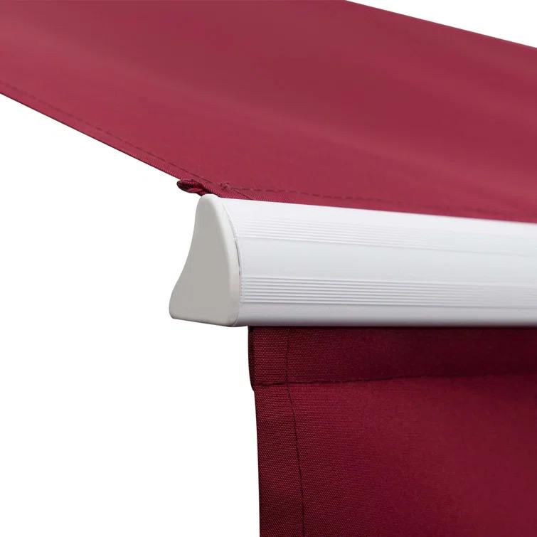 Outsunny Outsunny 2'' Polyester Beige Cover Retractable Patio Awning