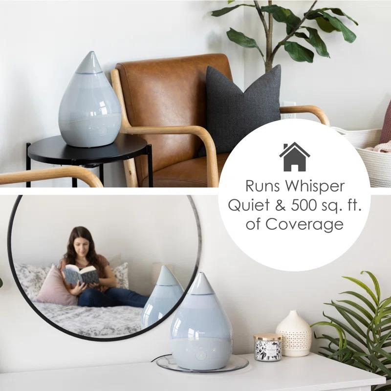 Crane USA Drop 2.0 , 4-in-1 Cool-Mist Humidifier with Aroma Tray & Sound Machine