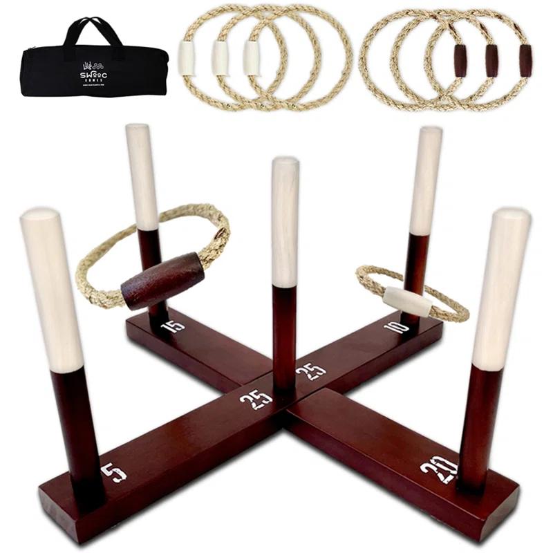 SWOOC Rustic Ring Toss Outdoor Game