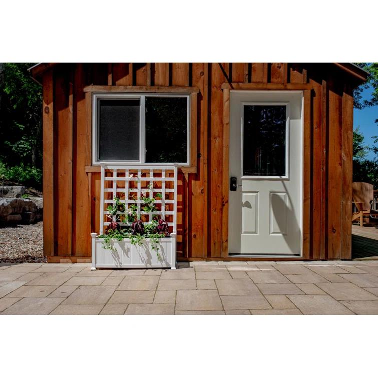 Vita Huron Planter Box with Trellis