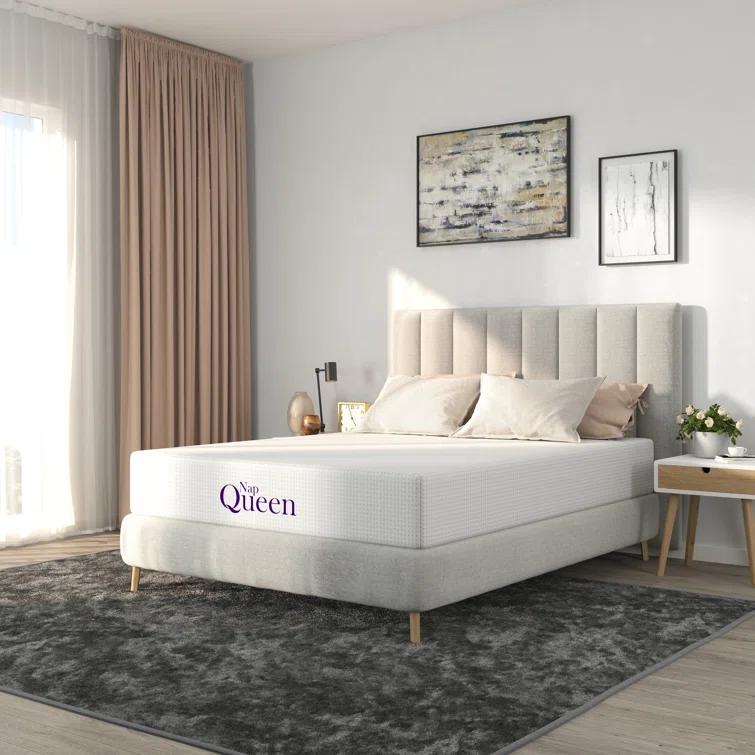 Nap Queen Charlotte, Bamboo Charcoal Infused Medium Firm Memory Foam Mattress & Reviews | Wayfair