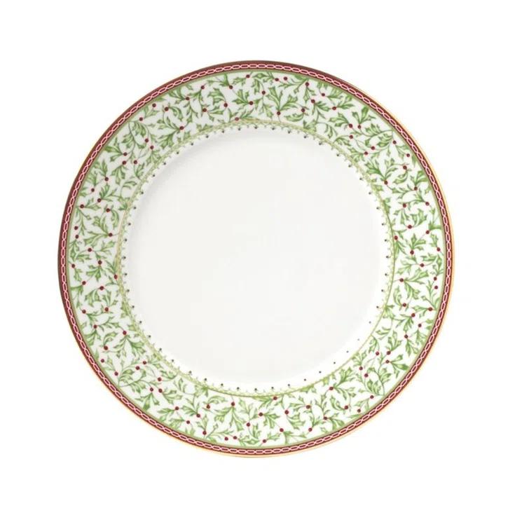 Mikasa Mikasa Holiday Tradition 16-Piece Porcelain Dinnerware Set, Service for 4