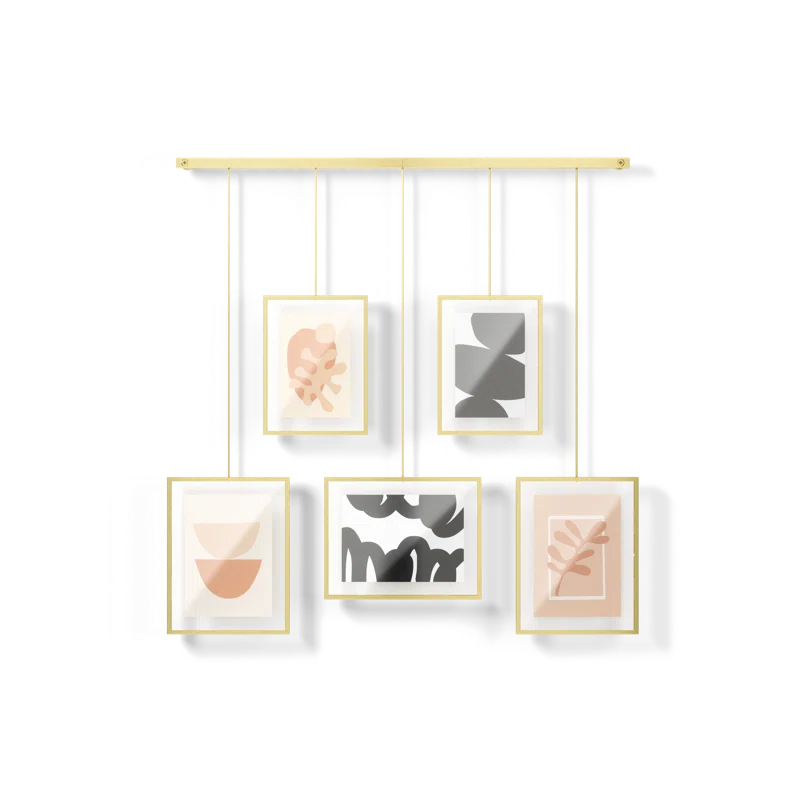 5-Piece Matte Metal Collage Frame Set