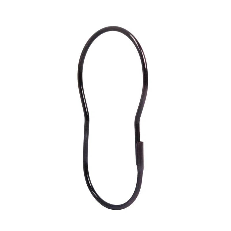 Utopia Alley Utopia Alley Rustproof Fixed Mount Single Curved Shower Rod, Aluminum, adjustable from 45" to 72" Wide