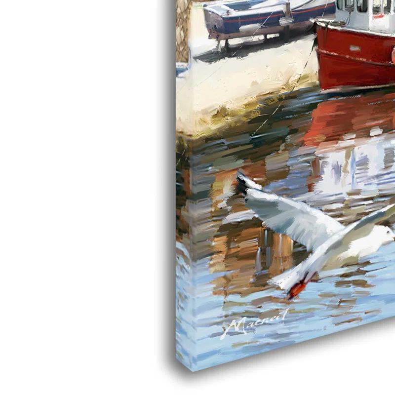 Trademark Fine Art The Macneil Studio " Coastal Town " by The Macneil Studio