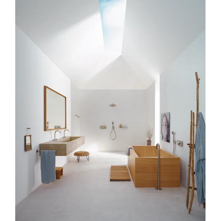 AXOR Modern 3-Handle 3" Wide Thermostatic Shower Valve Trim 45712001