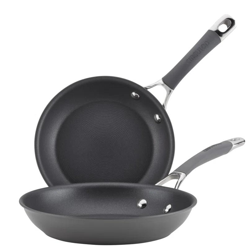 Circulon Circulon Radiance Hard Anodized Nonstick Frying Pans / Skillet Set, 8.5 Inch and 10 Inch