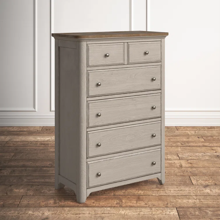 Sand & Stable™ Harlowe 38'' W 5 - Drawer Dresser