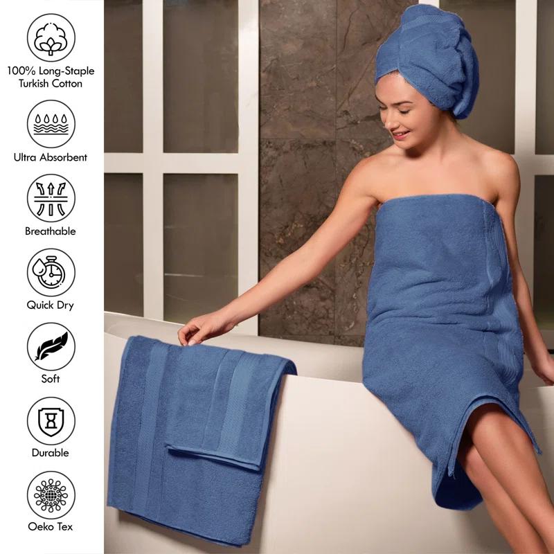 Melissa Linen Turkish Cotton Hand Towels (Set of 2)