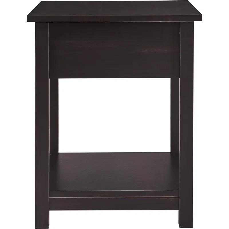 ClickDecor Bailey Wood 1-Drawer End Table