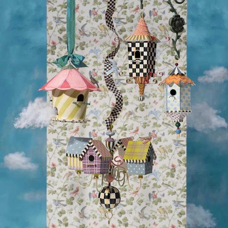 MacKenzie-Childs Hollyhock Birdhouse