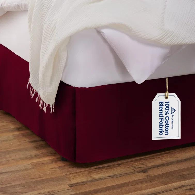Shopbedding Blissford Tailored Bed Skirt with Split Corner