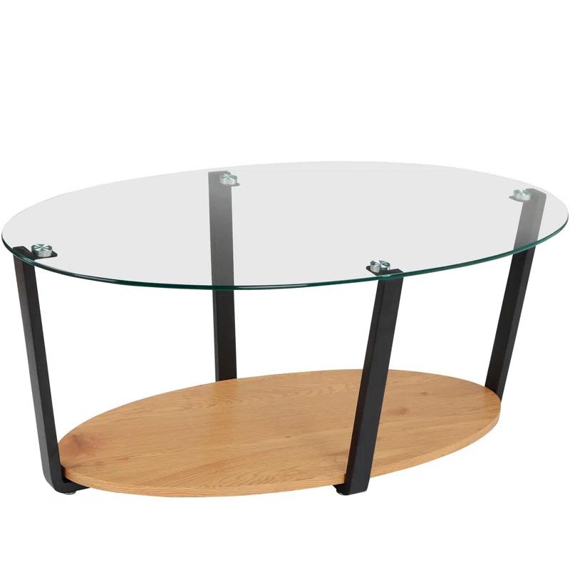 Nessa Glass Top Coffee Table