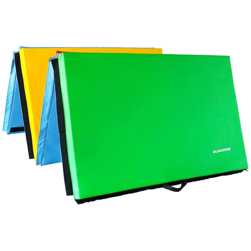 BalanceFrom Fitness BalanceFrom Fitness All Purpose Folding Gymnastics Gym Exercise Mat for Yoga, Aerobics, Pilates, and Martial Arts