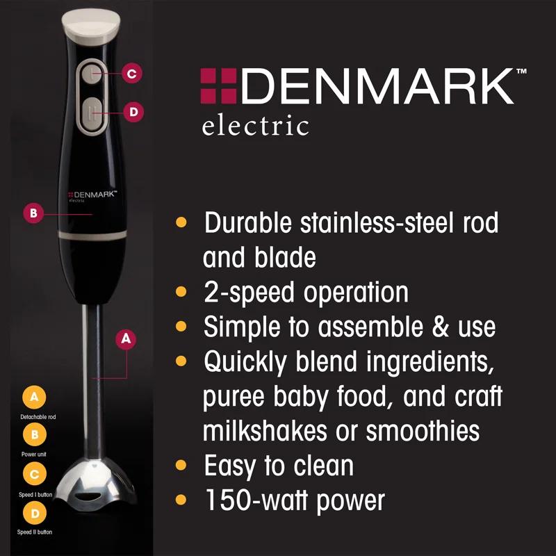 Denmark Denmark Electric Two-Speed Hand-Held Immersion Blender