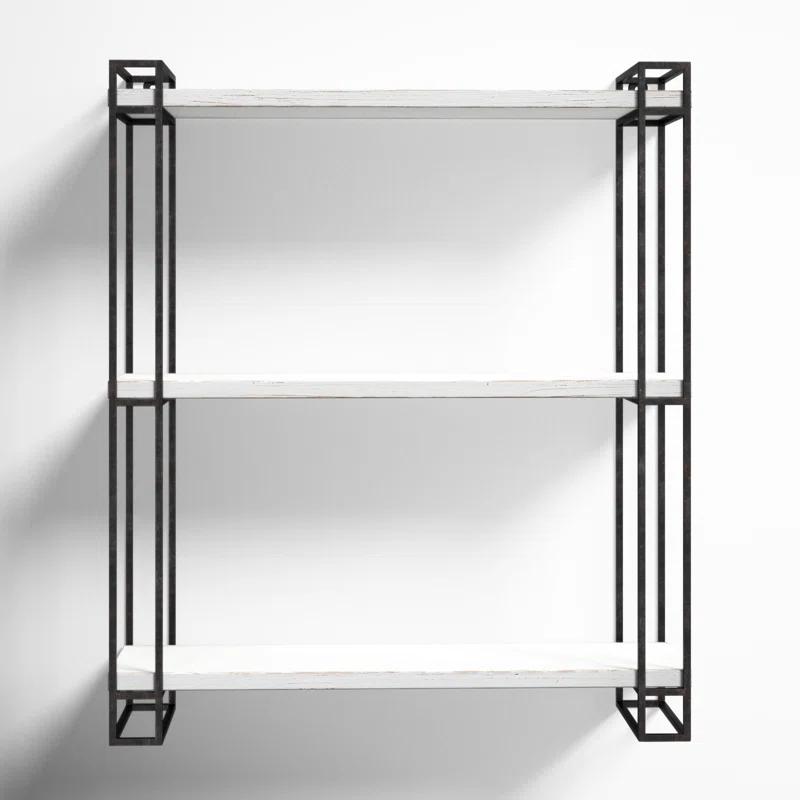 Burchill 3 Piece Pine Floating Shelf