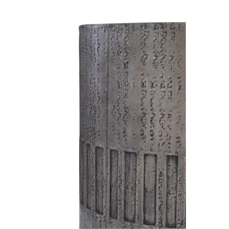 Bernhardt Miramar Round Concrete Outdoor Side Table
